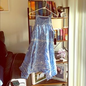 Lulu’s Blue Handkerchief Dress